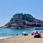 Amazing ride from Girona to the coast, swim in the Mediterranean, and ride back