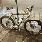 Saw this very cool fat tire flared bar cargo commuter bike in Sydney, totally want one for NYC